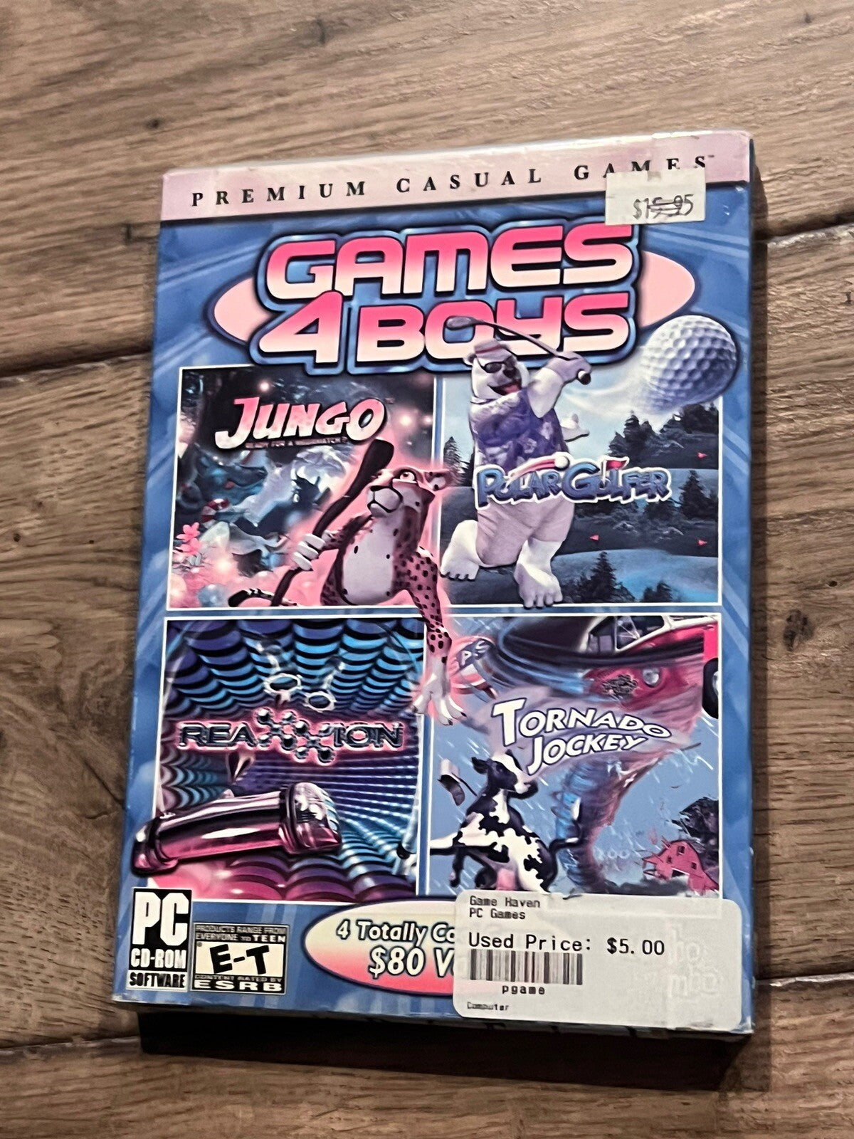 Games 4 Boys PC CD-ROM Premium Casual Games by Mumbo Jumbo BRAND NEW SEALED