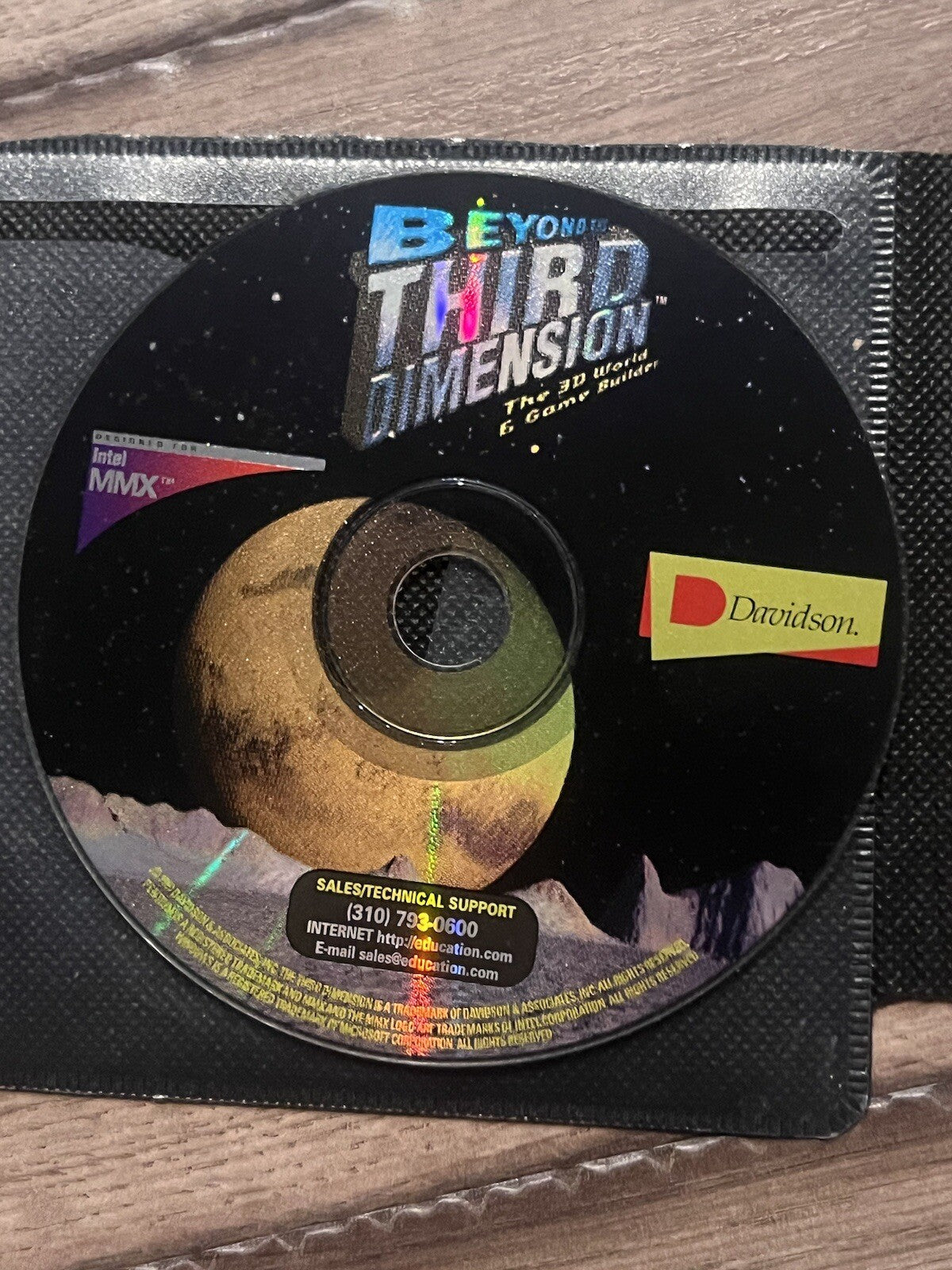 Beyond the Third Dimension: The 3D World & Game Builder Davidson (PC, 1996)