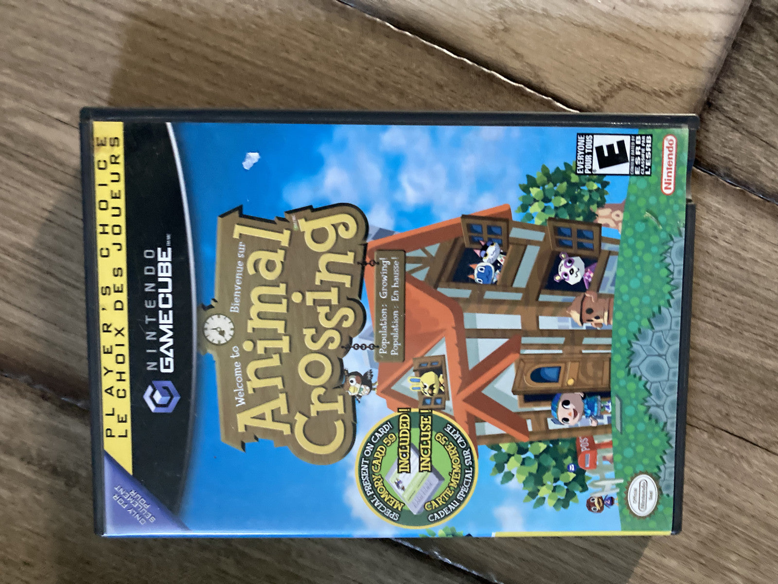 Animal Crossing (Gamecube, 2002) CIB COMPLETE WITH MEMORY CARD