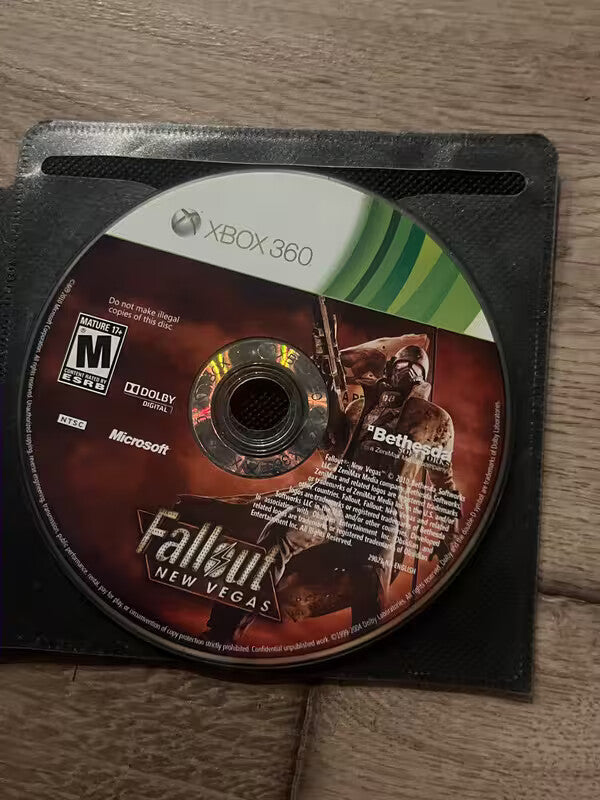Fallout: New Vegas (Microsoft Xbox 360, 2010) DISC ONLY