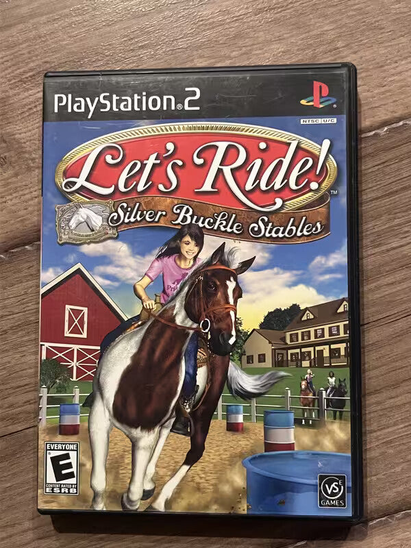 Let's Ride Silver Buckle Stables (Sony Playstation 2, 2006) CIB