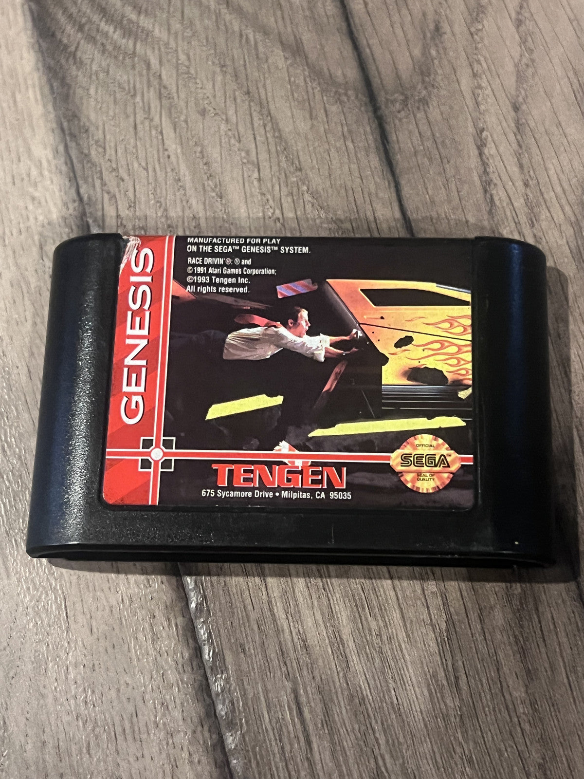 Race Drivin (Sega Genesis, 1994) CART ONLY