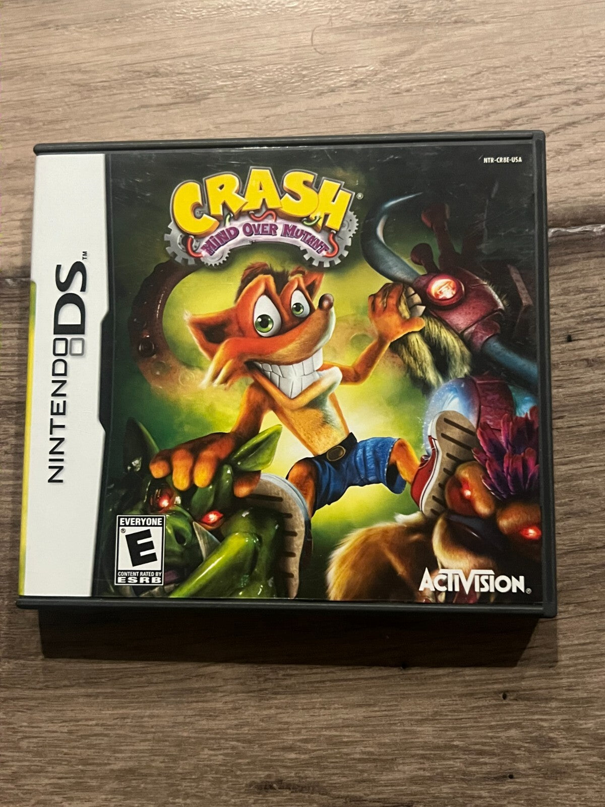 Crash: Mind Over Mutant (Nintendo DS, 2008) CASE+MANUAL ONLY