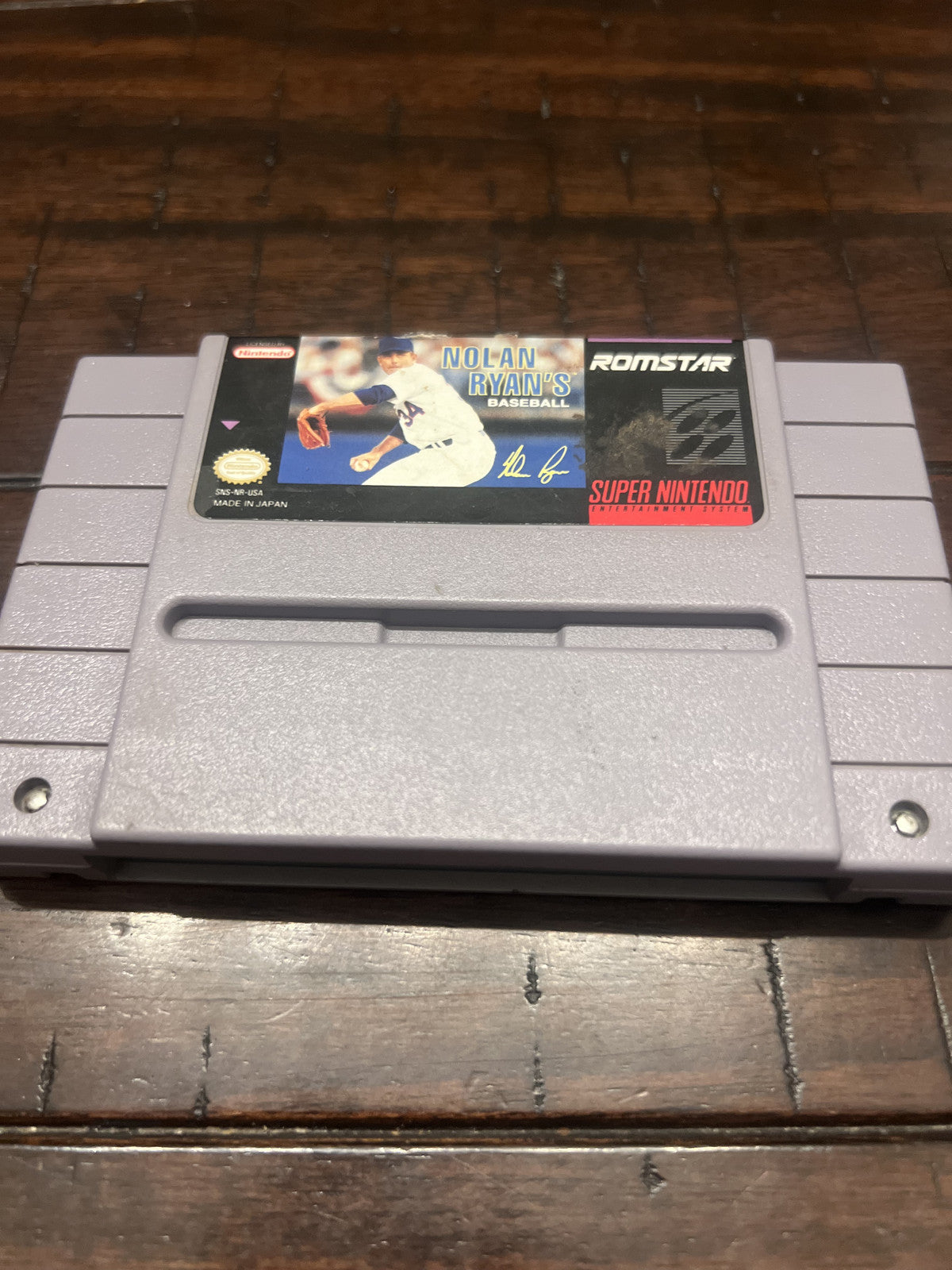Nolan Ryan's Baseball (Super Nintendo SNES, 1992) CART ONLY