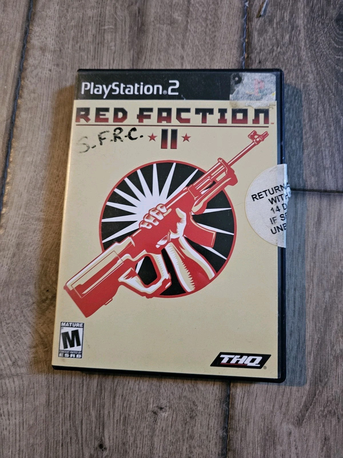 Red Faction II (Sony PlayStation 2, 2002) NO MANUAL