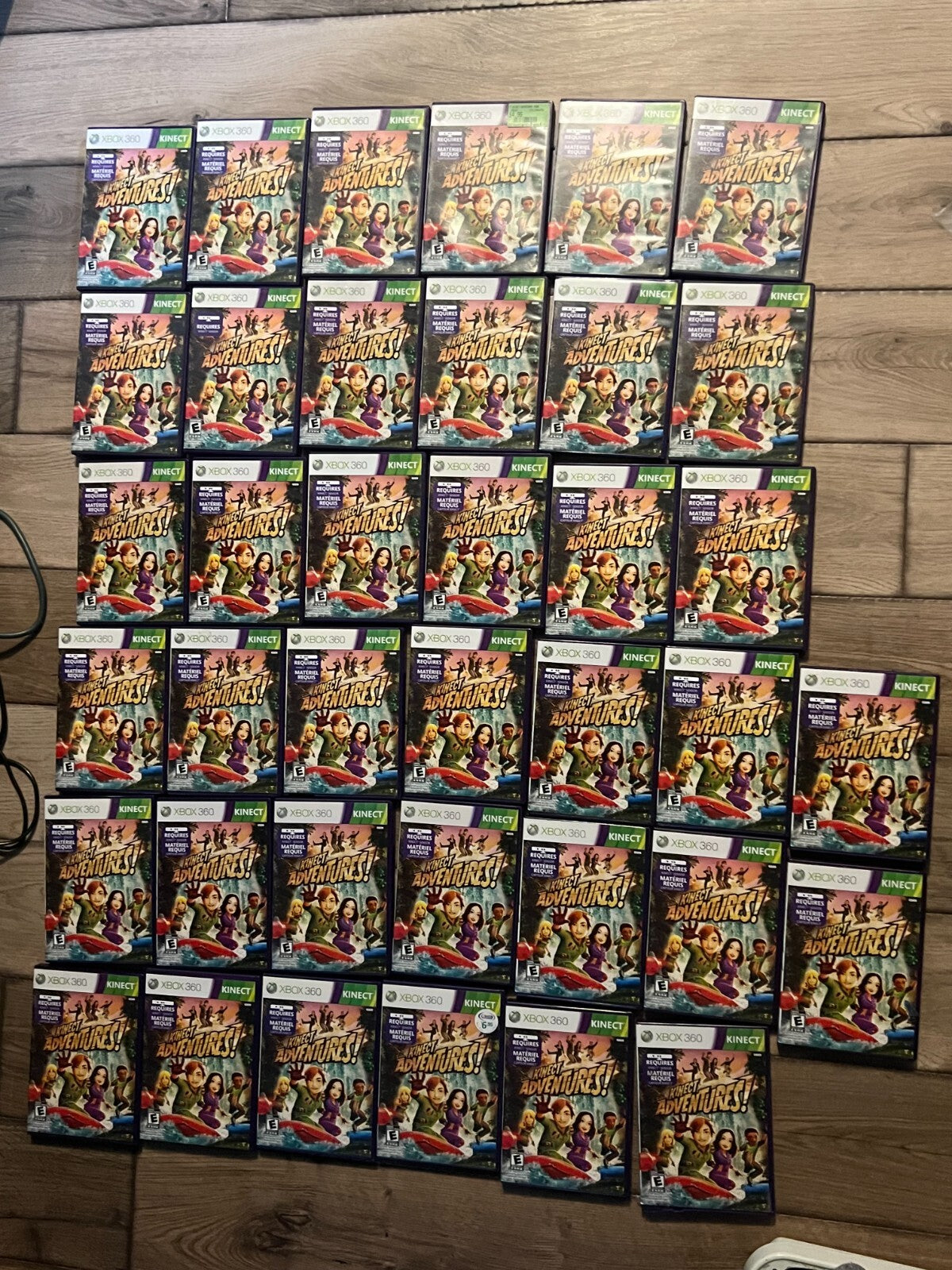 LOT of 33 CIB + 5 No Manual Kinect Adventures (Microsoft Xbox 360, 2010) READ