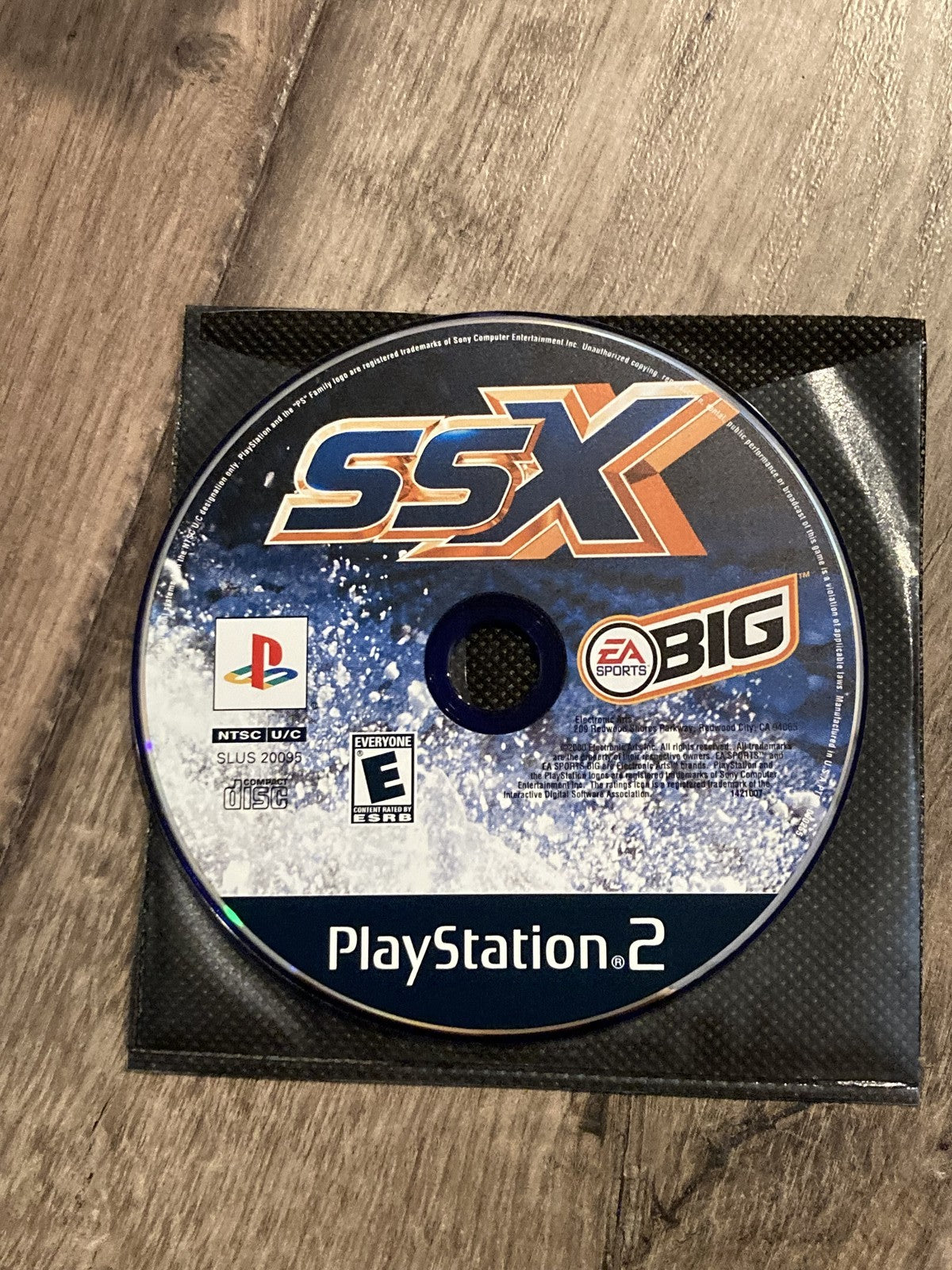 SSX (Sony Playstation 2 PS2, 2000) DISC ONLY