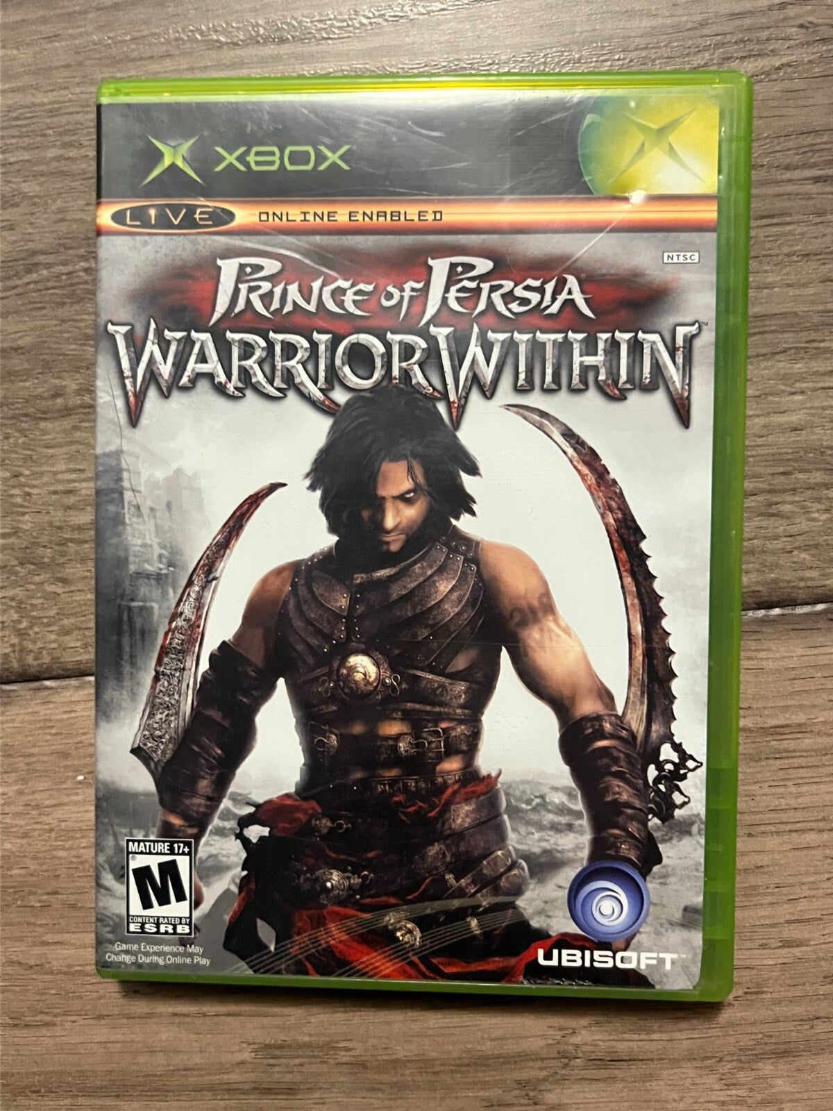 Prince of Persia: Warrior Within (Microsoft Xbox, 2004) CIB DAMAGED ARTWORK