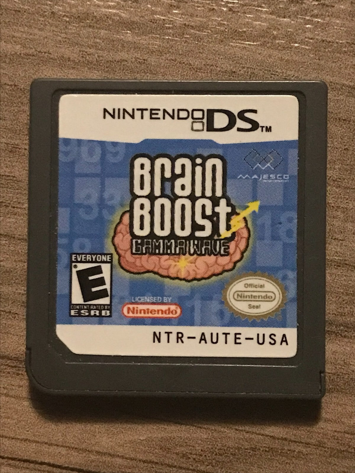 Brain Boost: Gamma Wave (Nintendo DS, 2006) CART ONLY