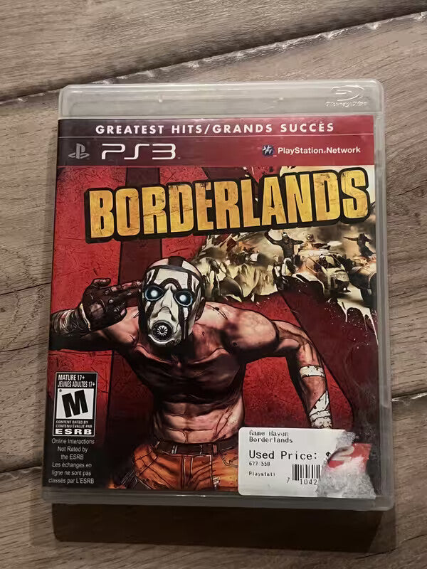 Borderlands (Sony Playstation 3, 2009) NO MANUAL