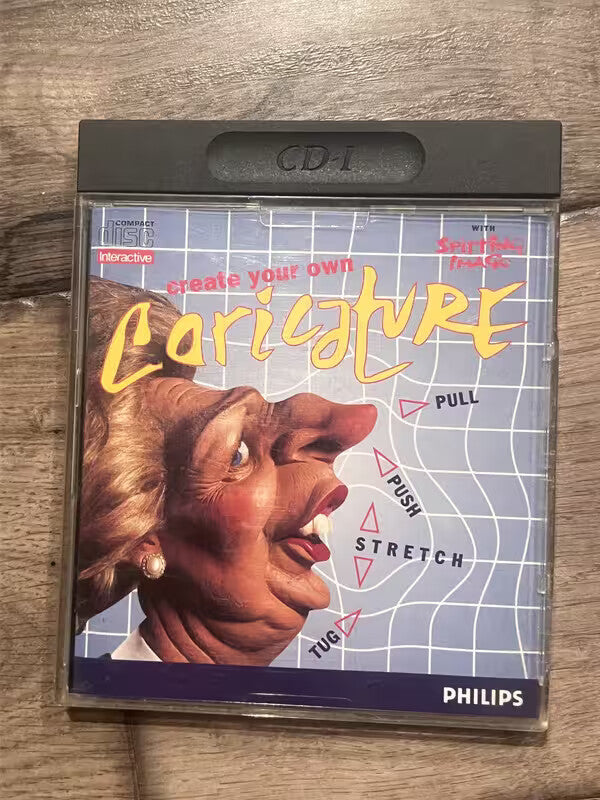 Caricature (Phillips CDI CD-i, 1992) CIB COMPLETE IN BOX