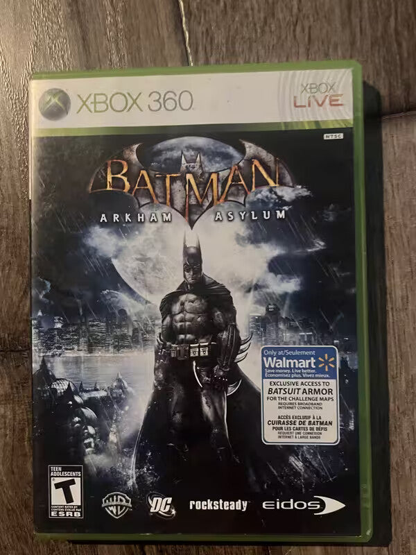 Batman: Arkham Asylum (Microsoft Xbox 360, 2009) CIB