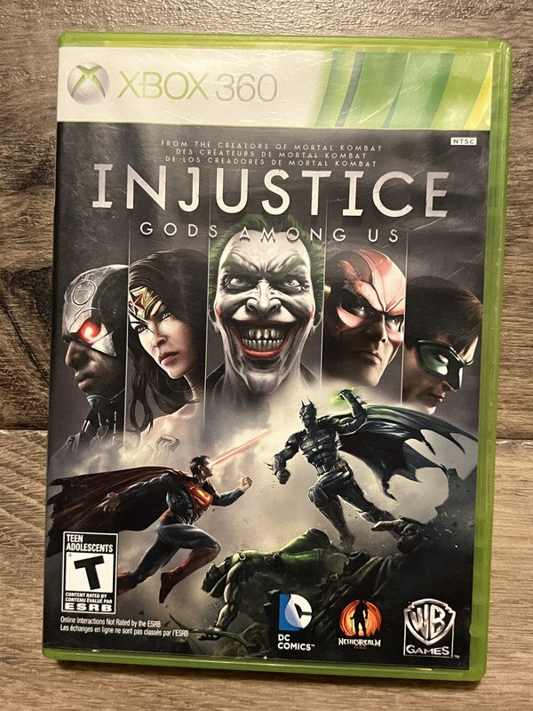 Injustice Gods Among Us (Microsoft Xbox 360, 2013) CIB