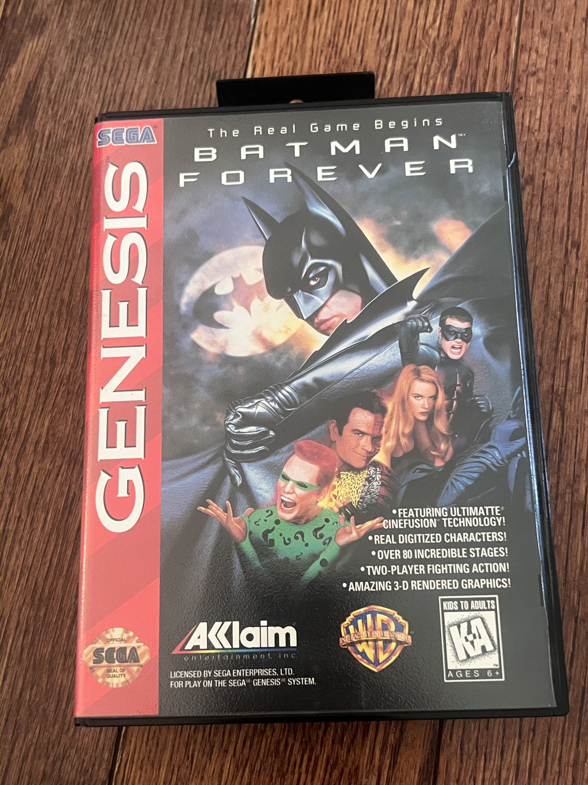 Batman Forever (Sega Genesis, 1995) NO MANUAL
