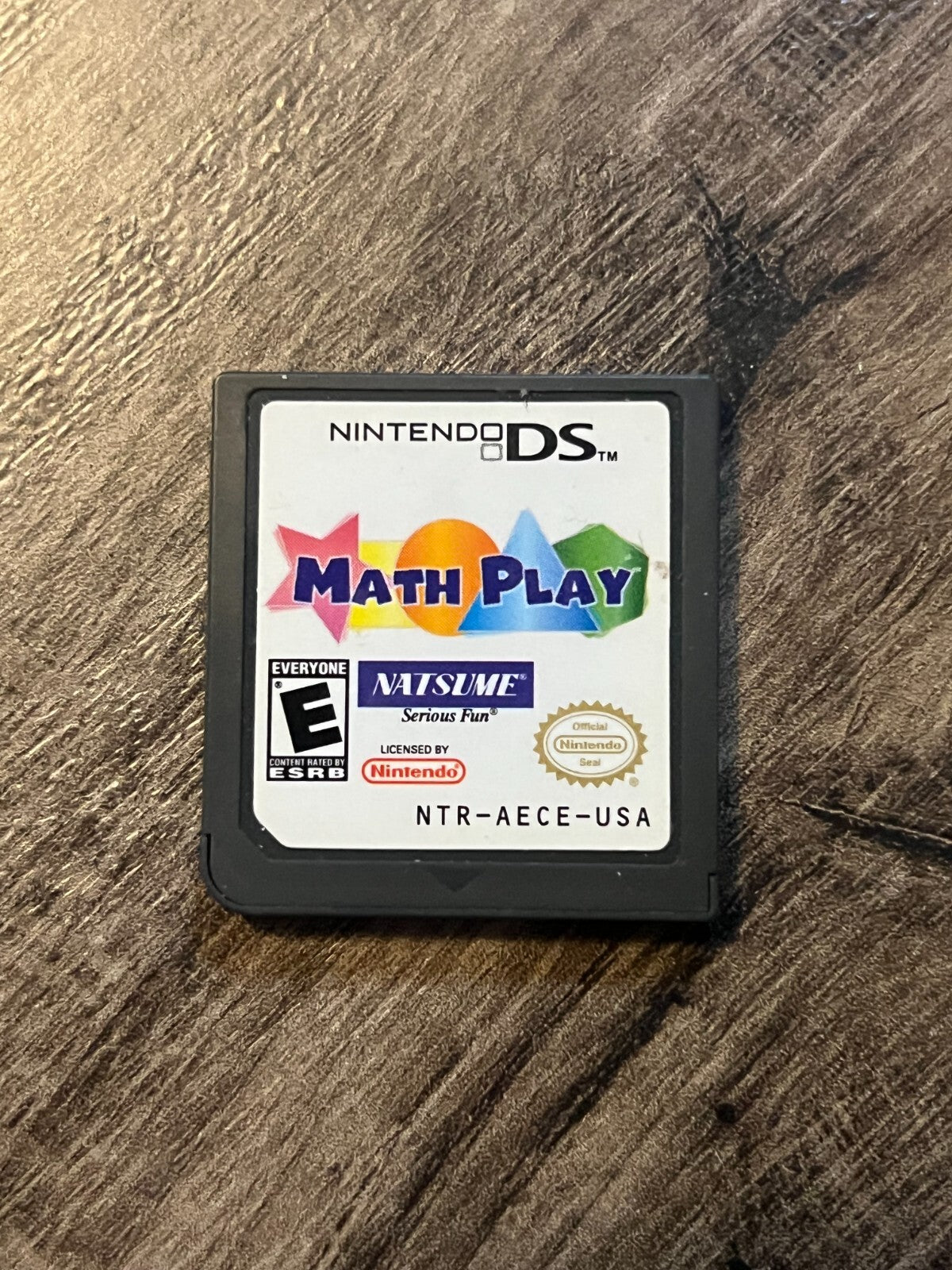 Math Play (Nintendo DS, 2007) CART ONLY