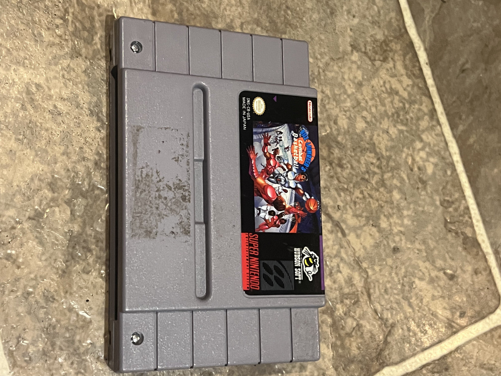 Bill Laimbeer's Combat Basketball (Super Nintendo SNES, 1991) CART ONLY