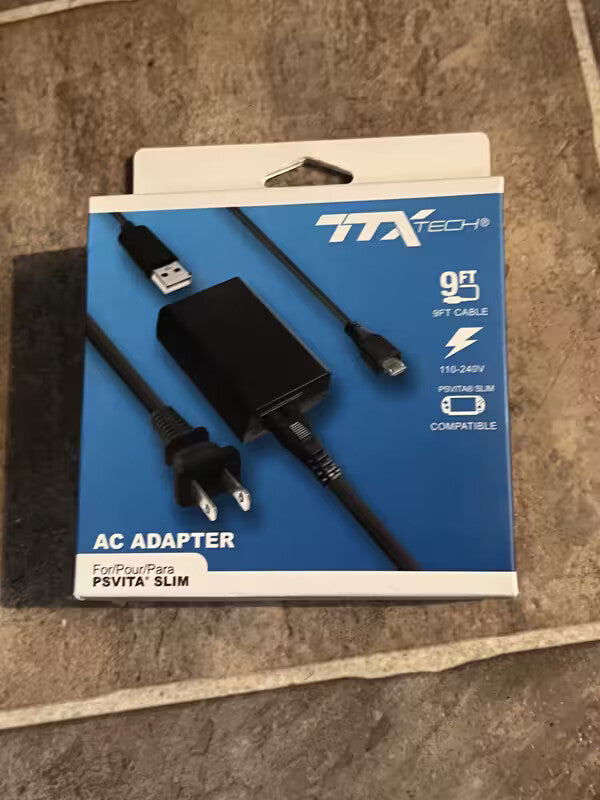 TTX Tech AC Power Adapter for PS Vita 2000 BRAND NEW