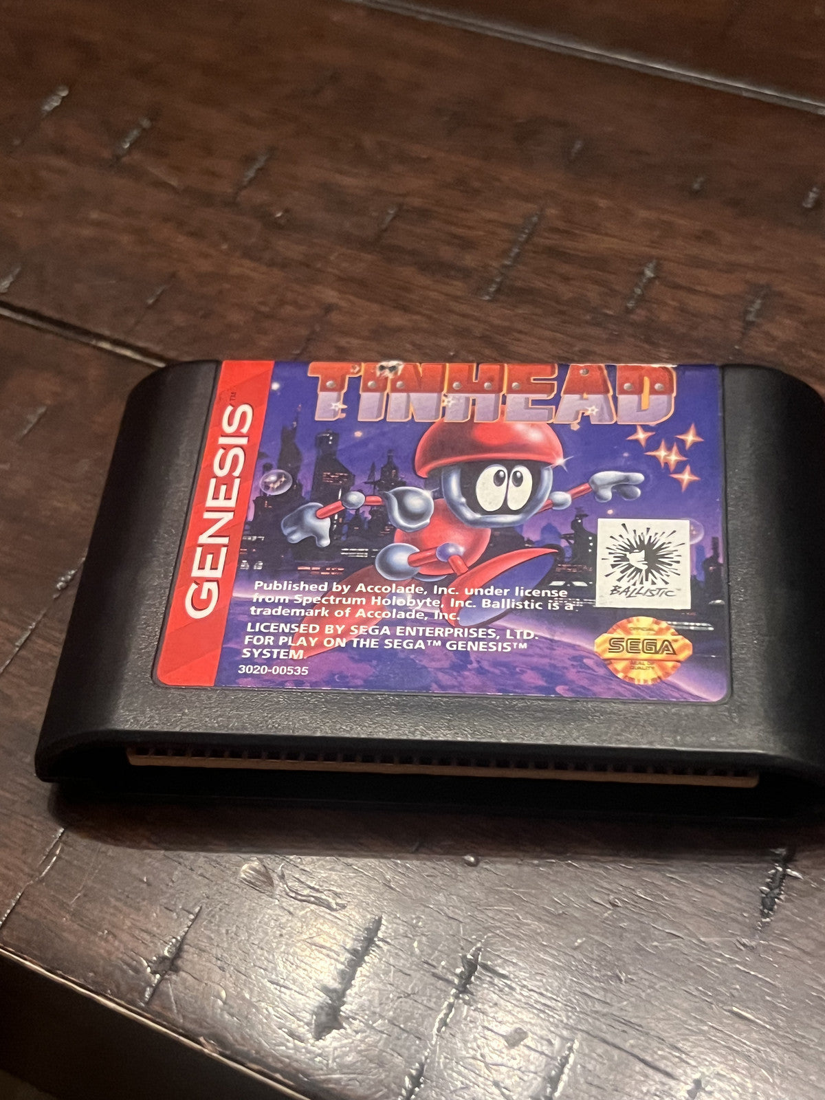 Tinhead (Sega Genesis, 1993) CART ONLY