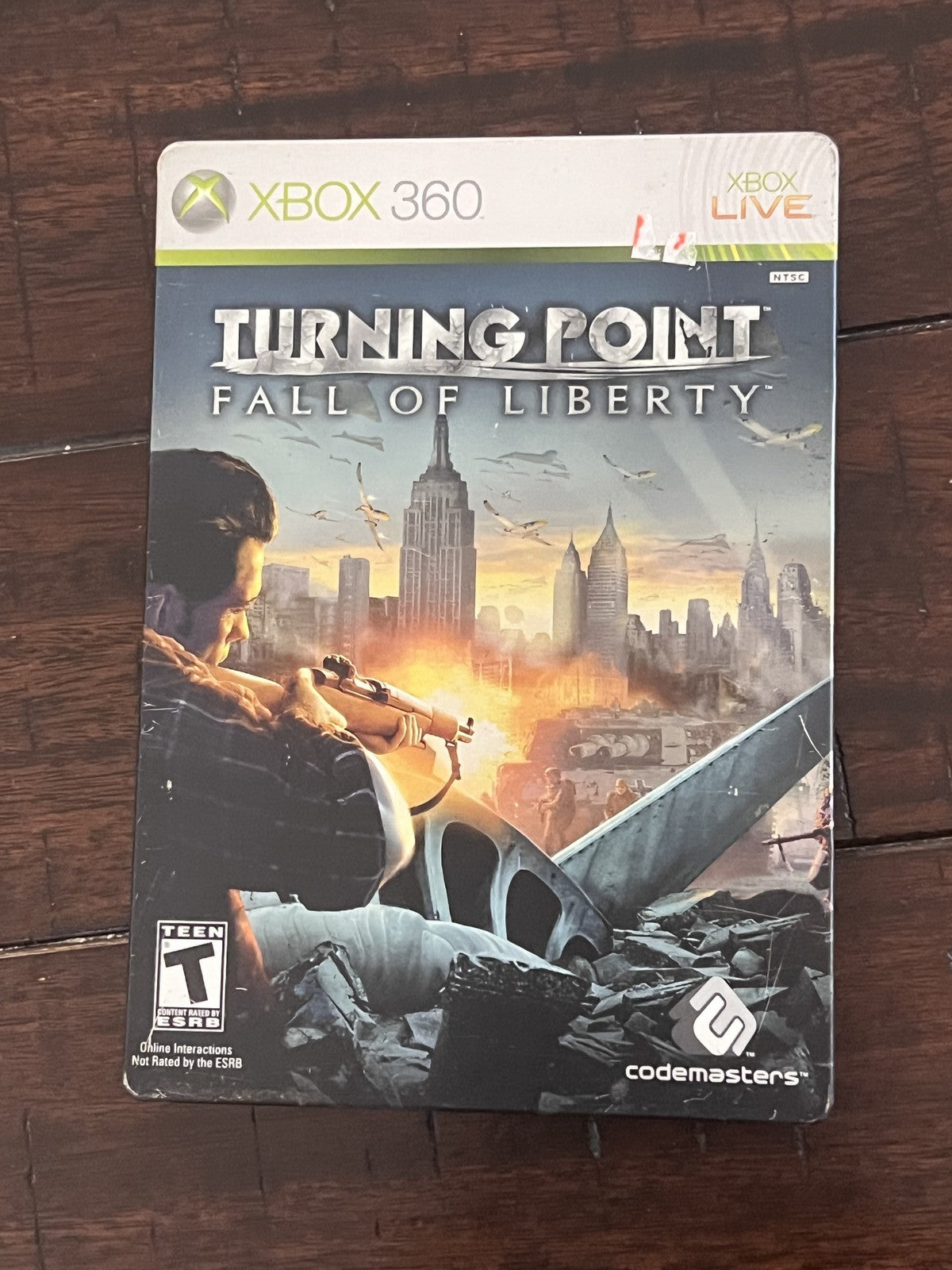 Turning Point: Fall of Liberty - Collectors Edition (Xbox 360, 2008) NO MANUAL))