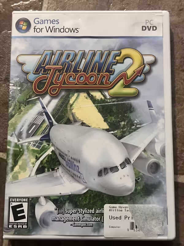 Airline Tycoon 2 Gold (PC DVD, 2003) CIB COMPLETE IN BOX
