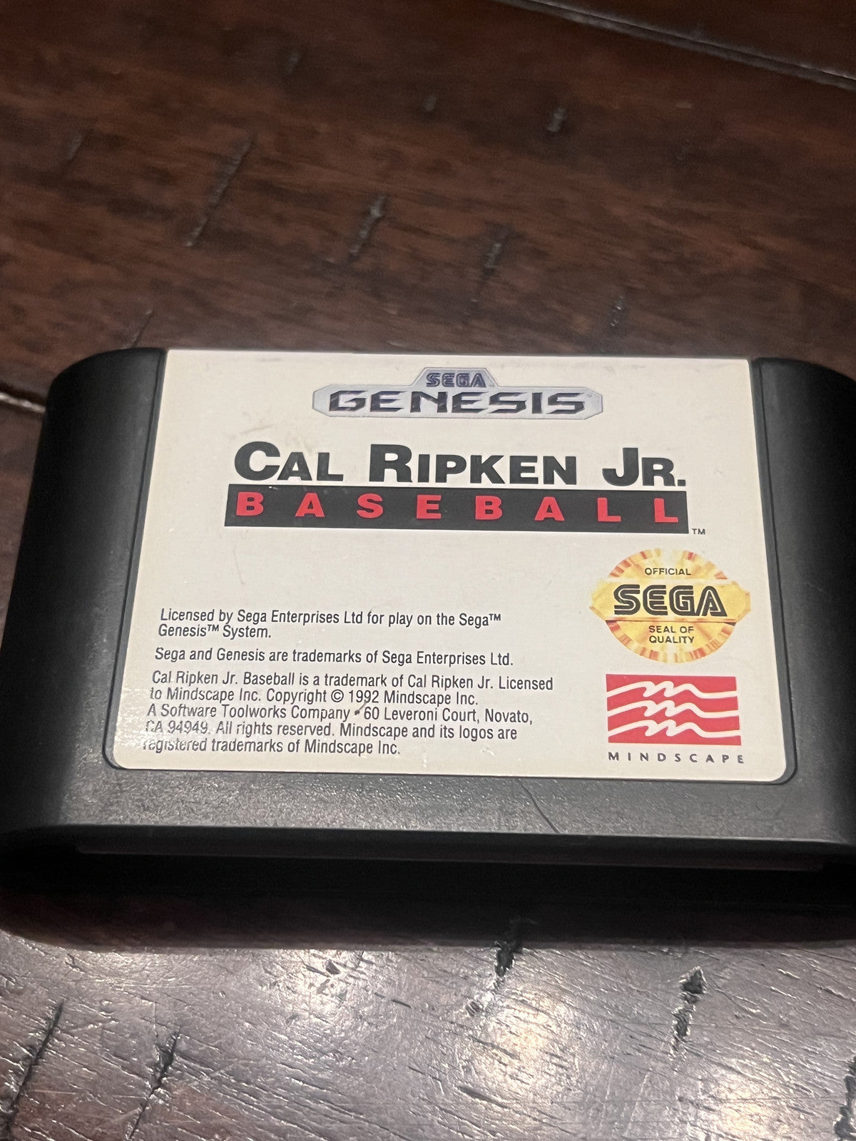 Cal Ripken Jr. Baseball (Sega Genesis, 1992) CART ONLY
