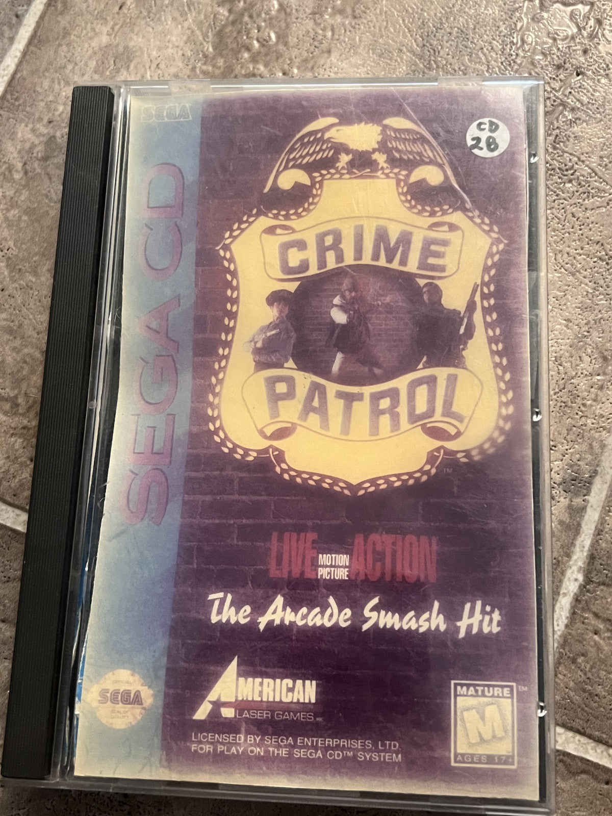 Crime Patrol (Sega CD, 1994) CIB COMPLETE