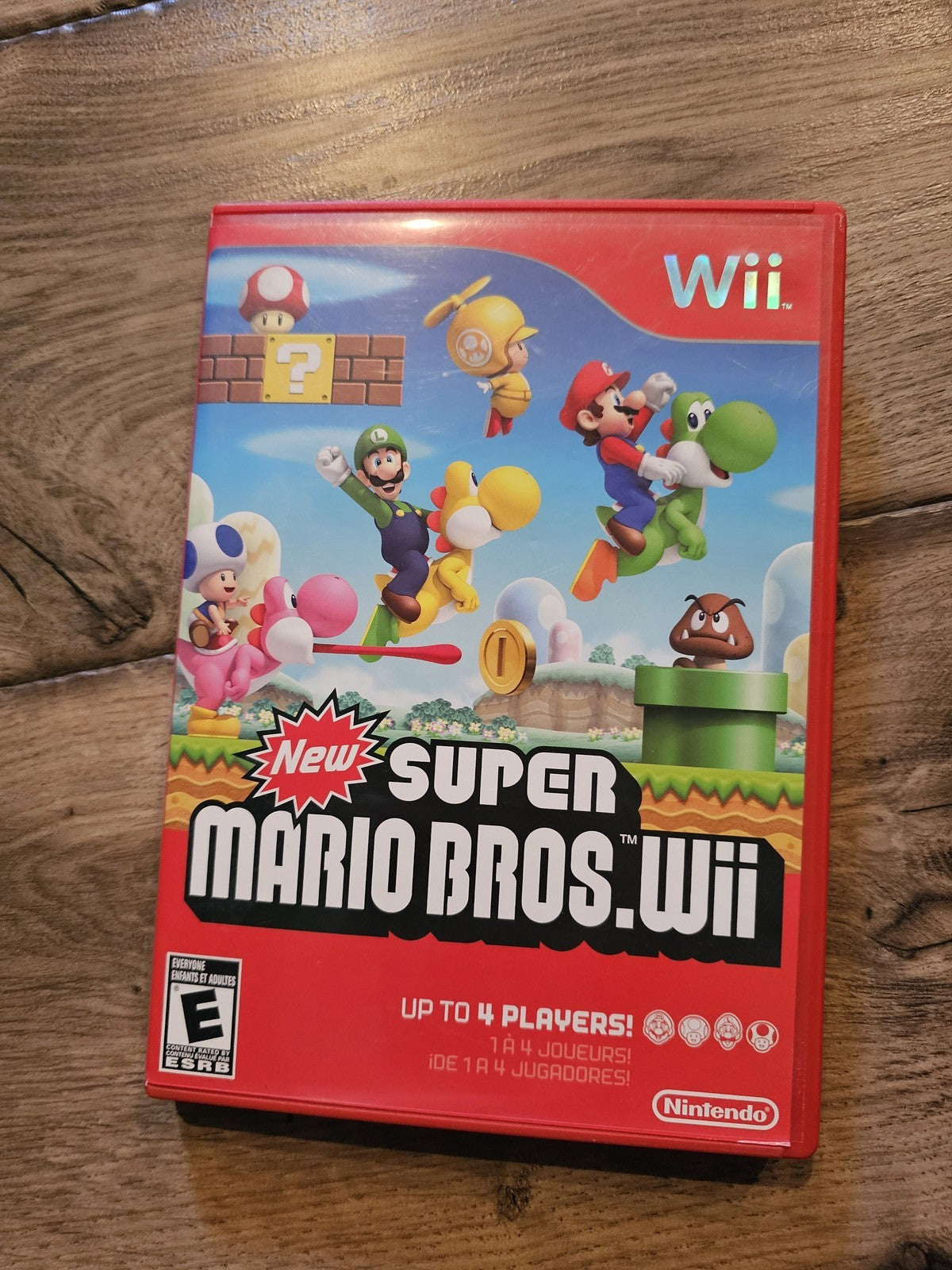 New Super Mario Bros. Wii (Wii, 2009) NO MANUAL