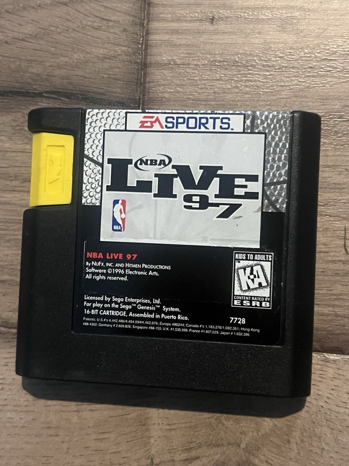 NBA Live 97 (Sega Genesis, 1996) CART ONLY