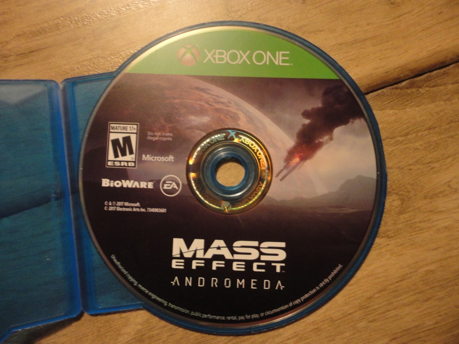 Mass Effect Andromeda (Xbox One, 2017) DISC ONLY