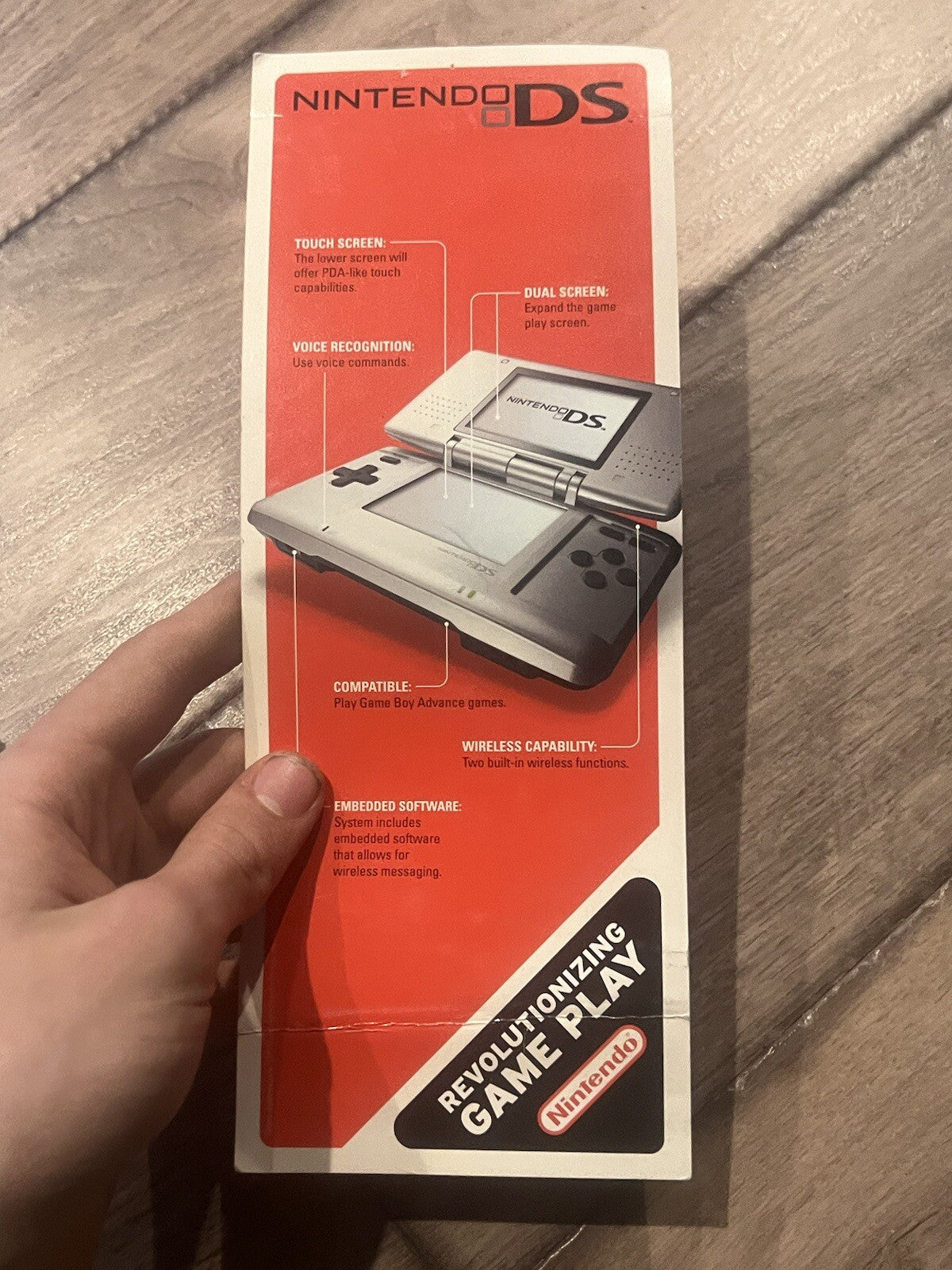 Nintendo DS Revolutionizing Game Play Card Insert Promo