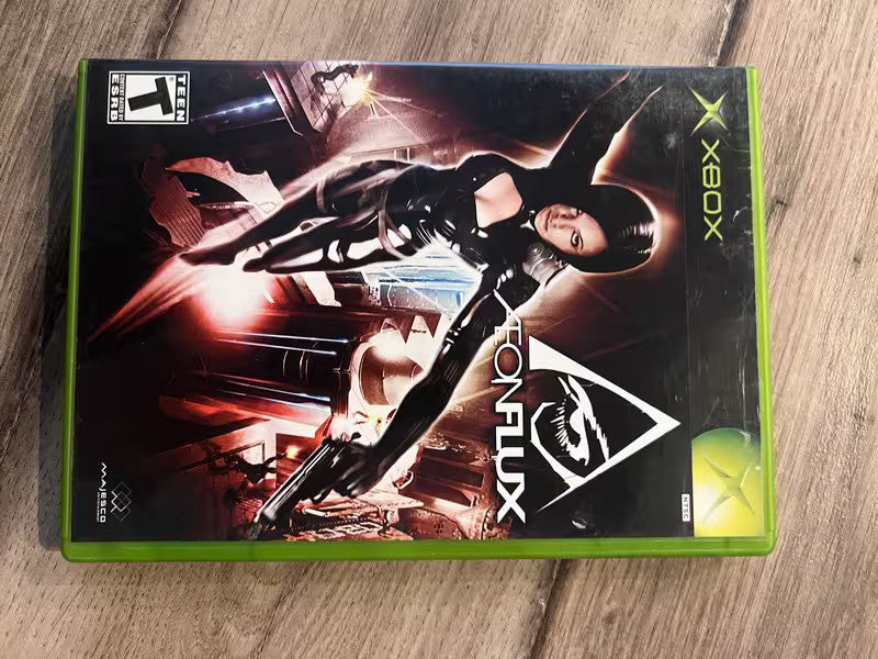 Aeon Flux (Microsoft Xbox, 2005) CASE + MANUAL ONLY