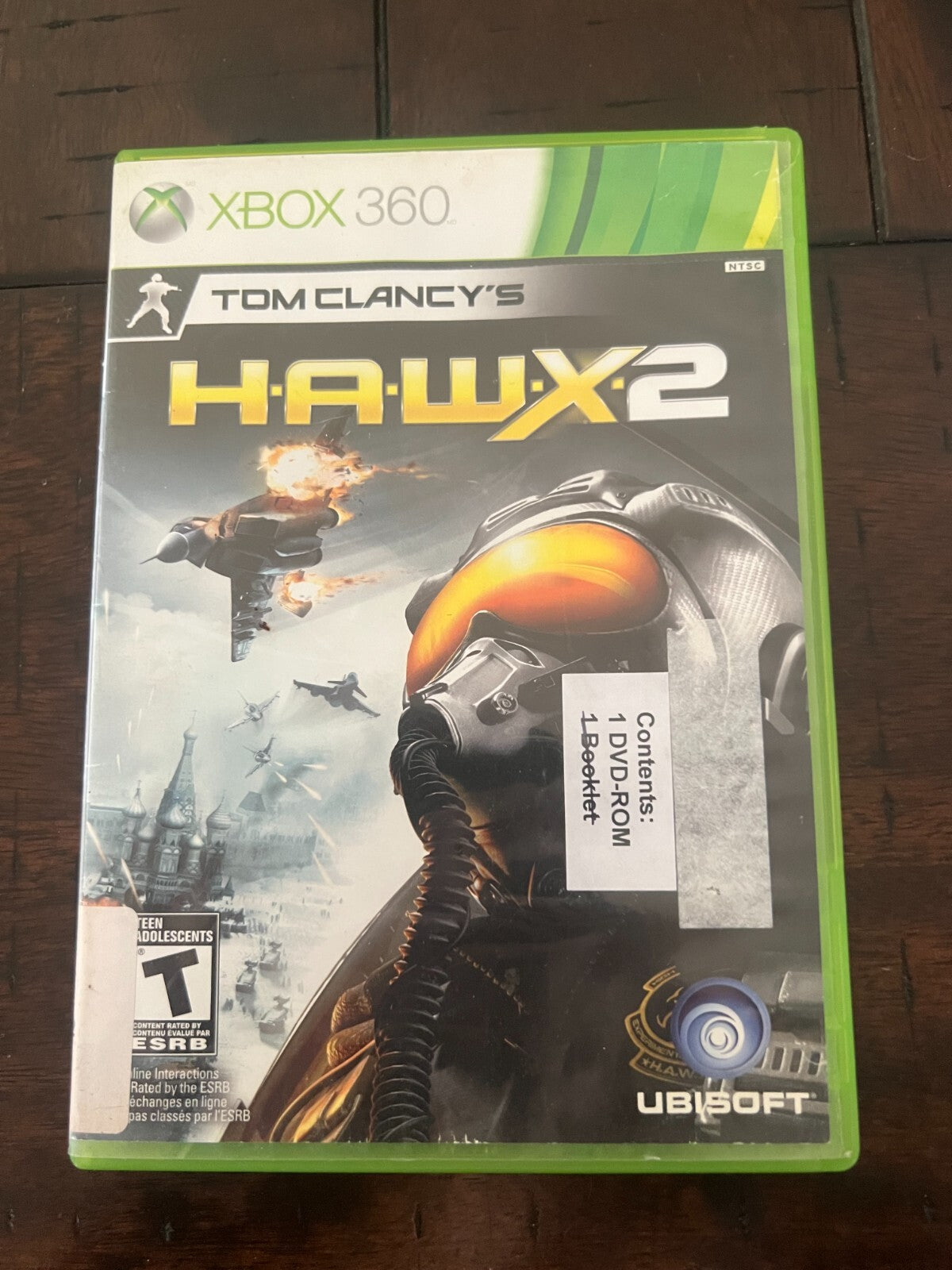 Tom Clancy's H.A.W.X 2 (Microsoft Xbox 360, 2010) NO MANUAL
