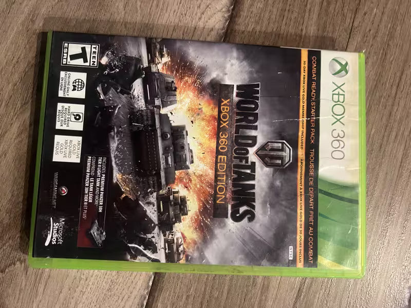 World of Tanks (Microsoft Xbox 360, 2014) CIB