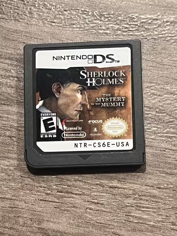 Sherlock Holmes: The Mystery of the Mummy (Nintendo DS, 2009) CART ONLY