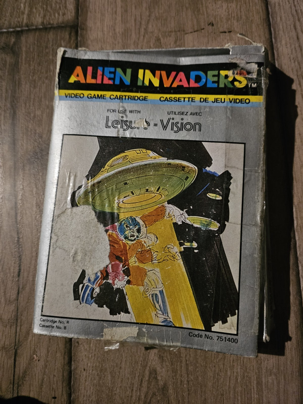 Alien Invaders (Leisure Vision, 1982) NO OVERLAYS CANADIAN