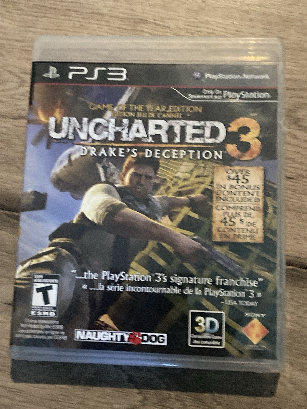 Uncharted 3: Drake's Deception - Game of the Year Edition (Playstation 3, 2012)