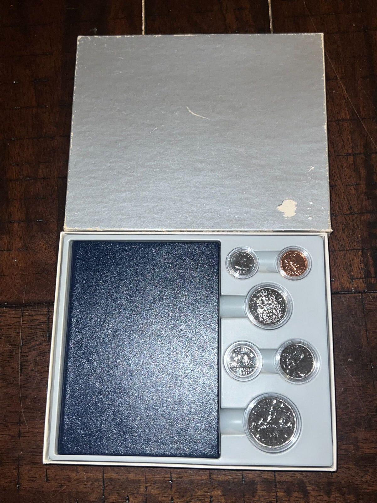 1987 Canada Specimen Coin Set With Original Box (NO COA)
