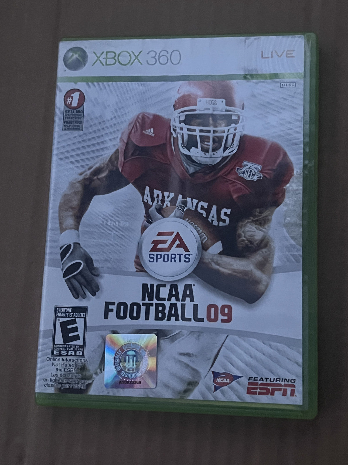 NCAA Football 09 (Microsoft Xbox 360, 2008) CIB COMPLETE