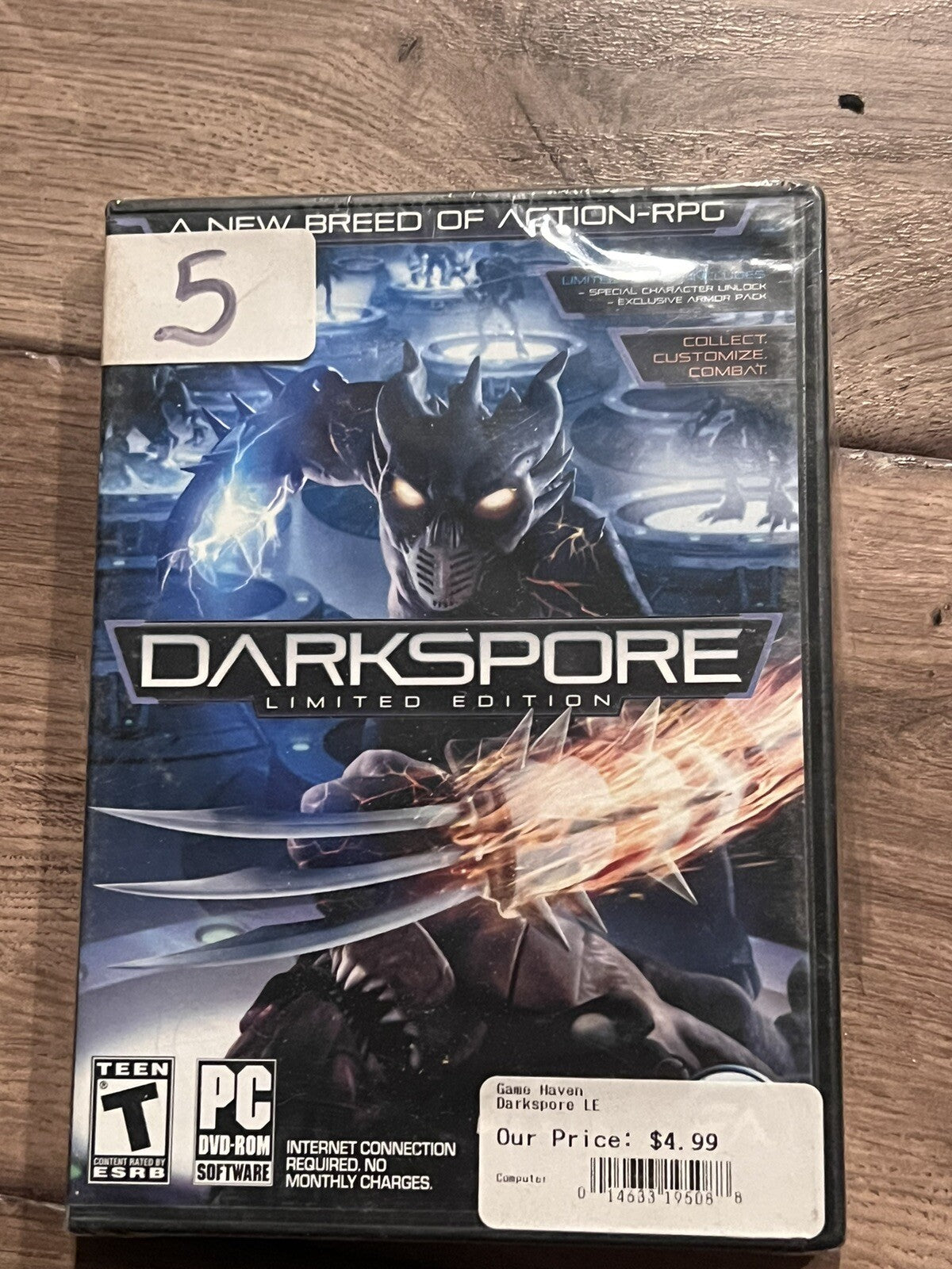 Darkspore (PC DVD, 2011) Limited Edition Brand New Sealed FREE Domestic Shipping