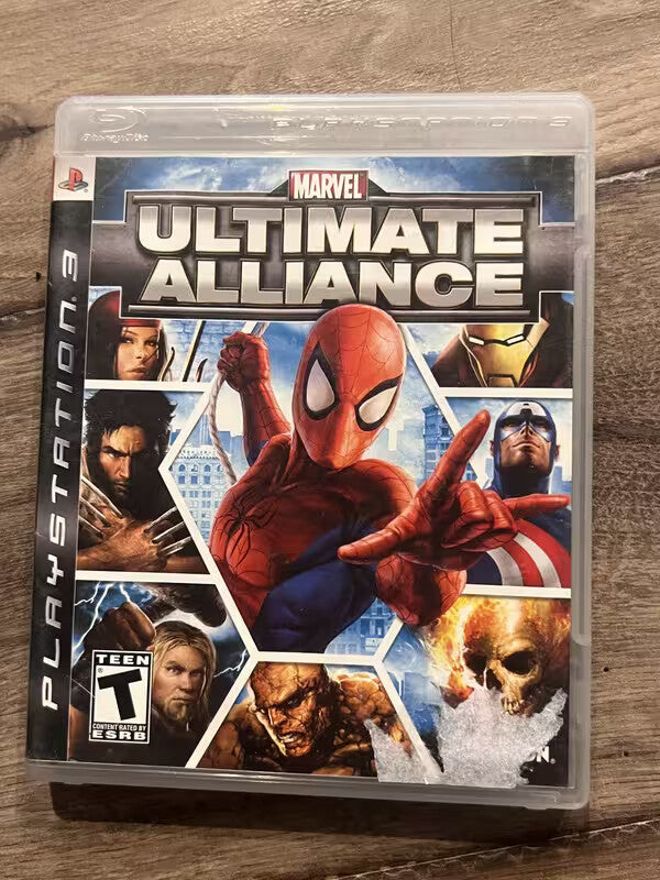 Marvel Ultimate Alliance (Sony Playstation 3, 2006) CIB COMPLETE