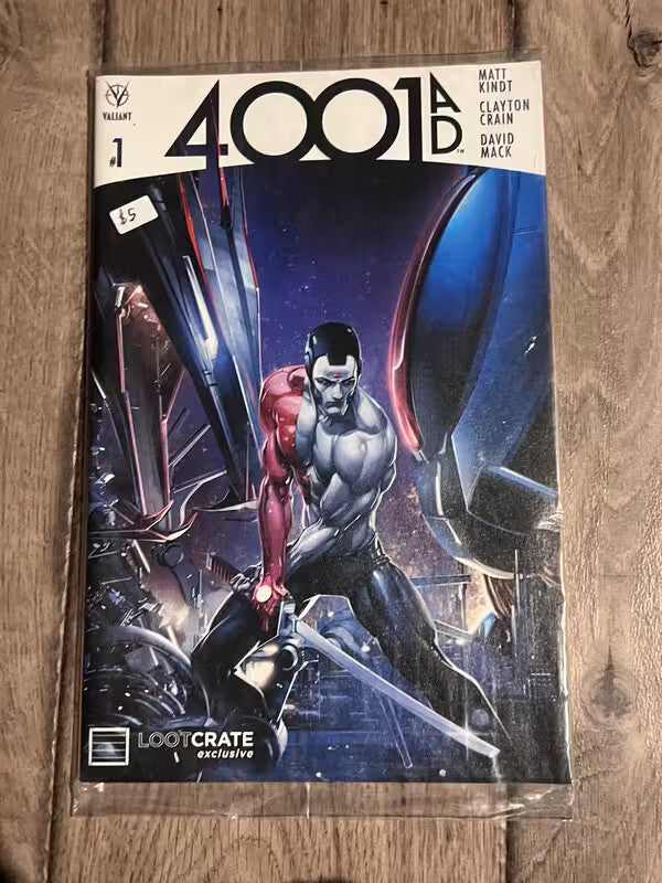 4001 AD Issue #1 Valiant Comics Loot Crate Exclusive