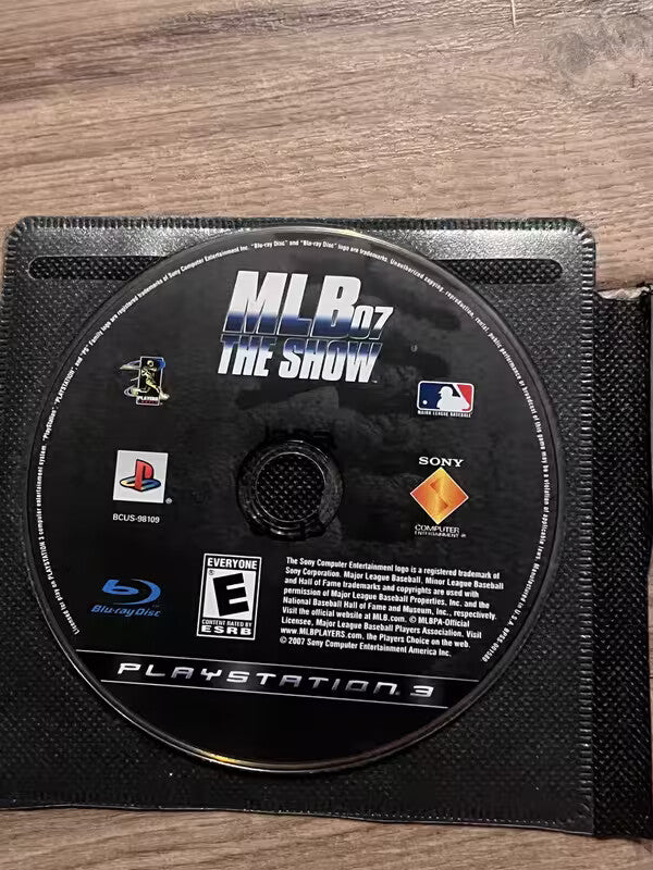 MLB 07 The Show (Sony Playstation 3, 2007) DISC ONLY