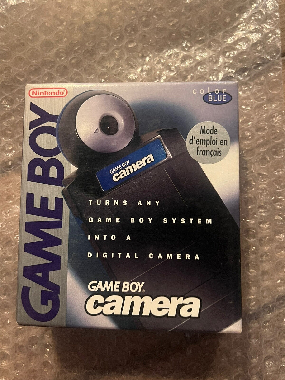 Gameboy Camera Blue 1998 Nintendo Torn Seal But Still New