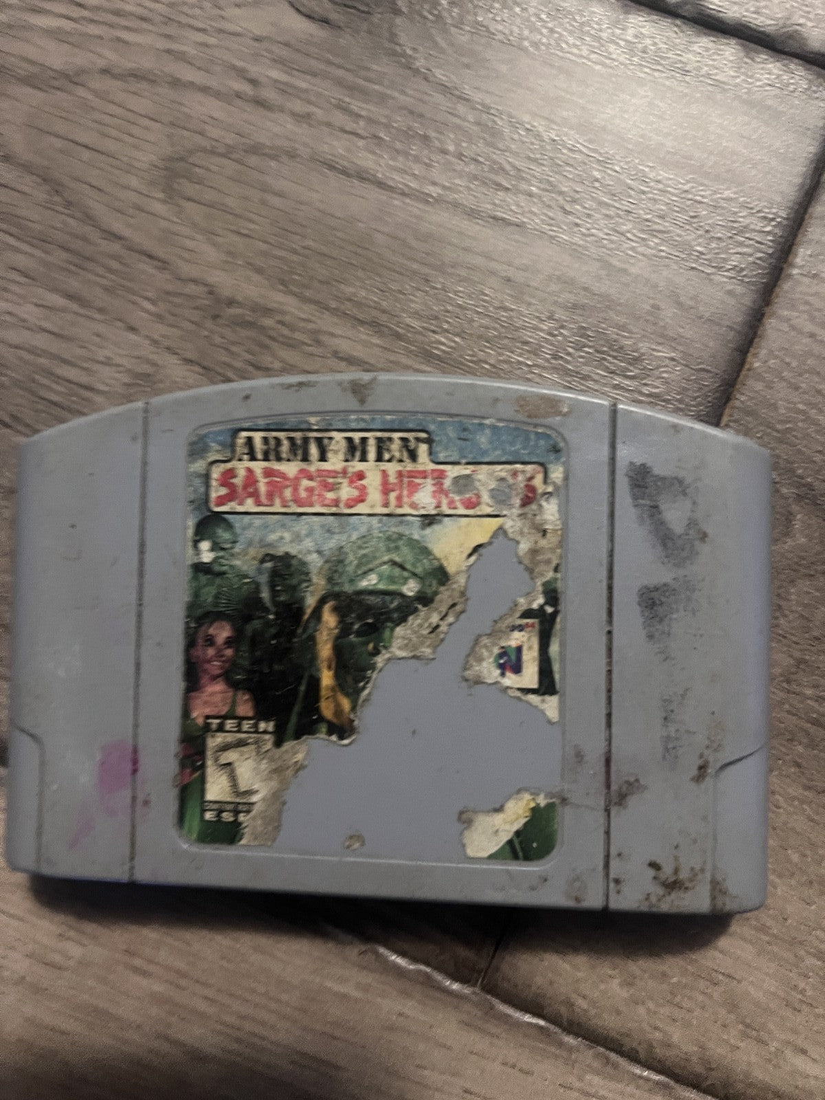Army Men Sarge's Heroes (Nintendo 64 N64, 1999) CART ONLY