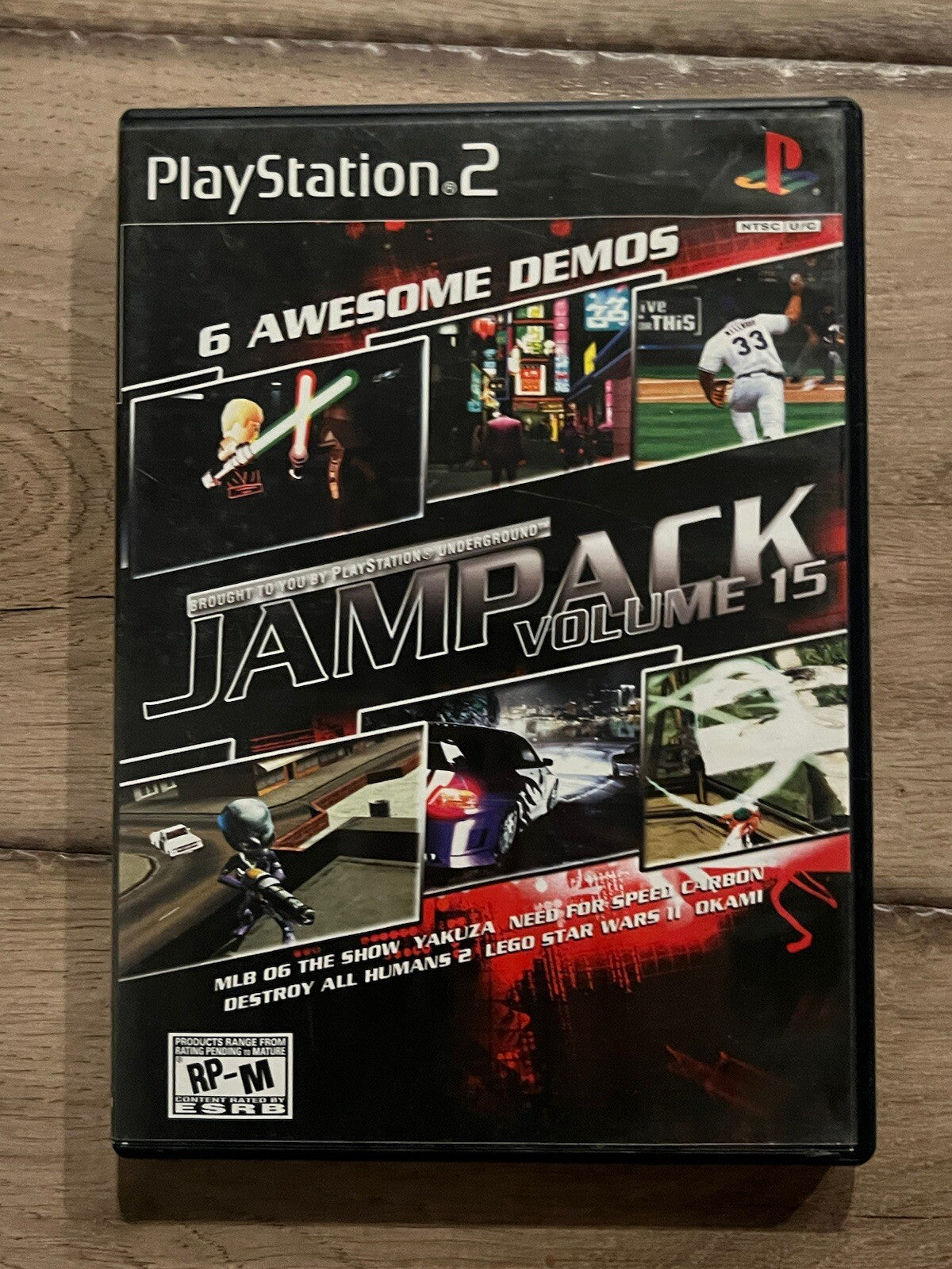 Jampack Vol. 15: RP-M Rating (Sony PlayStation 2, 2006) CIB