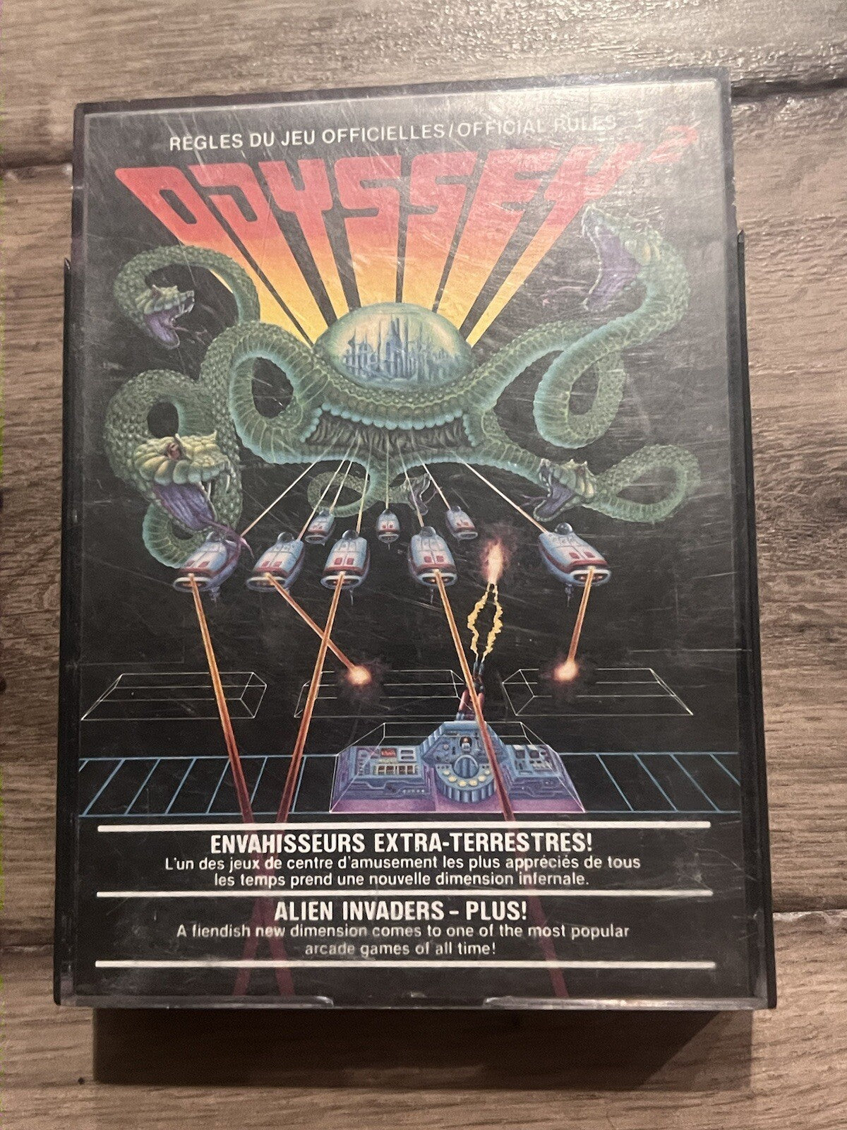 Alien Invaders Plus (Magnavox Odyssey 2/Videopac, 1980) CIB COMPLETE IN BOX