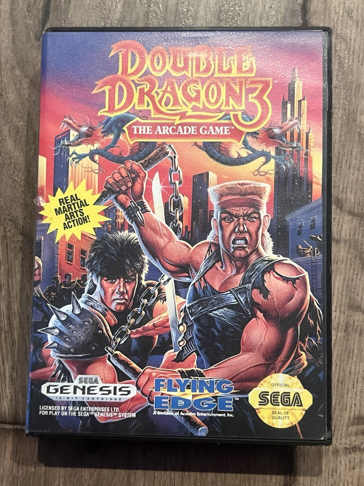 Double Dragon III Arcade Game DD3 (Sega Genesis, 1992) ARTWORK ONLY