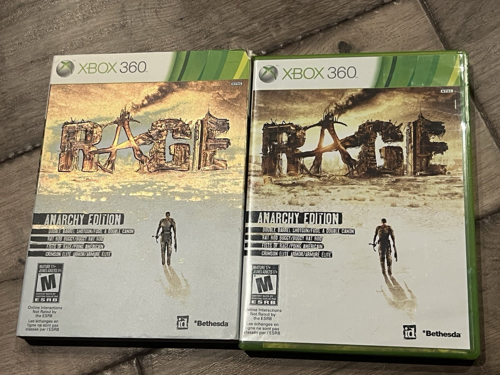 Rage: Anarchy Edition (Microsoft Xbox 360, 2011) CIB COMPLETE