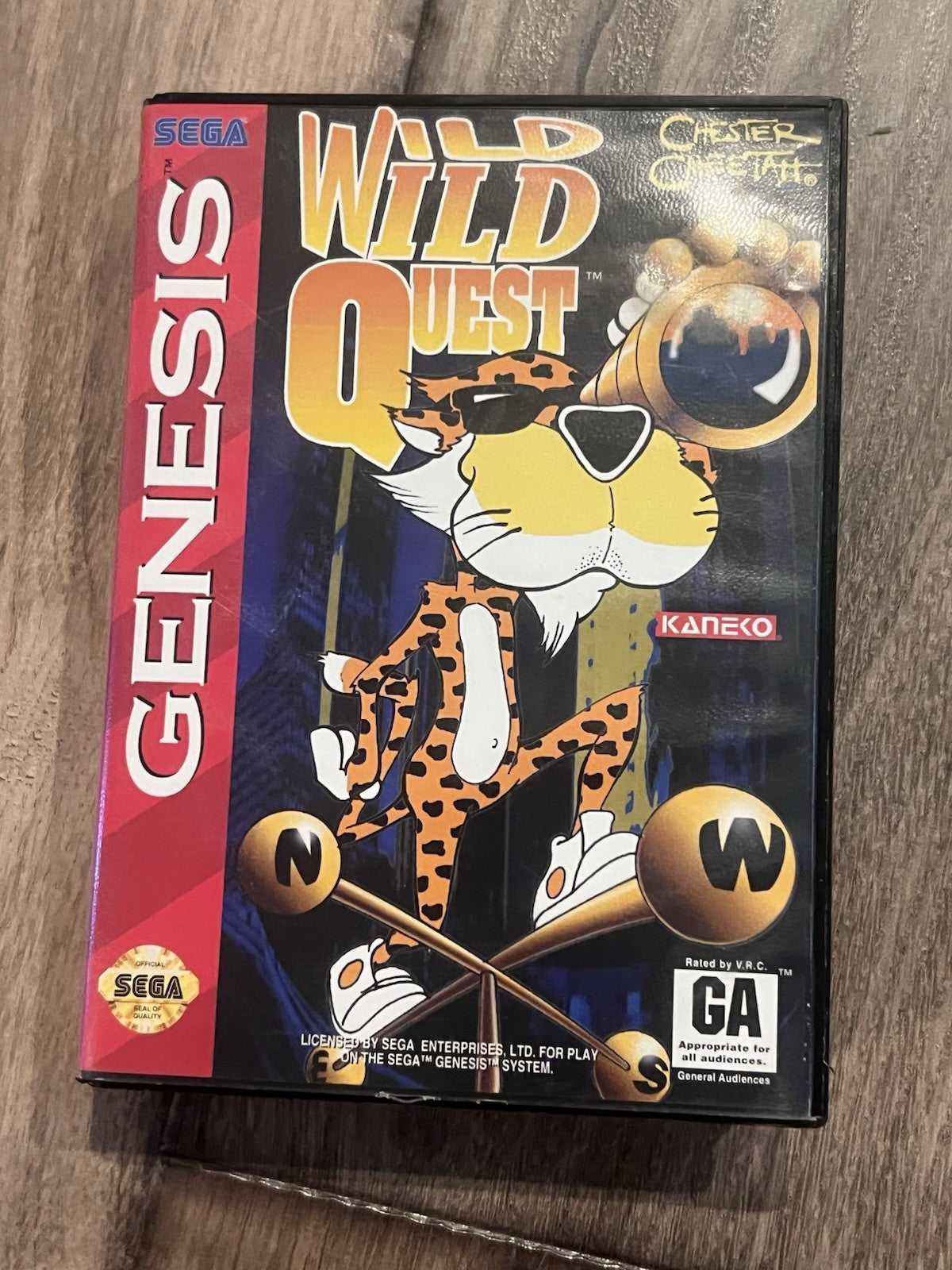 Chester Cheetah Wild Wild Quest (Sega Genesis, 1993) ARTWORK ONLY