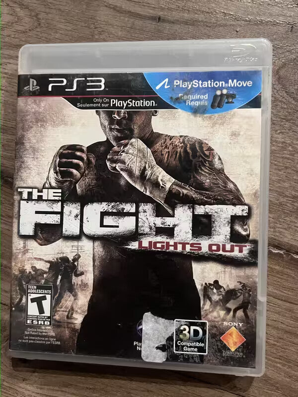 The Fight: Lights Out (Sony Playstation 3, 2010) NO MANUAL